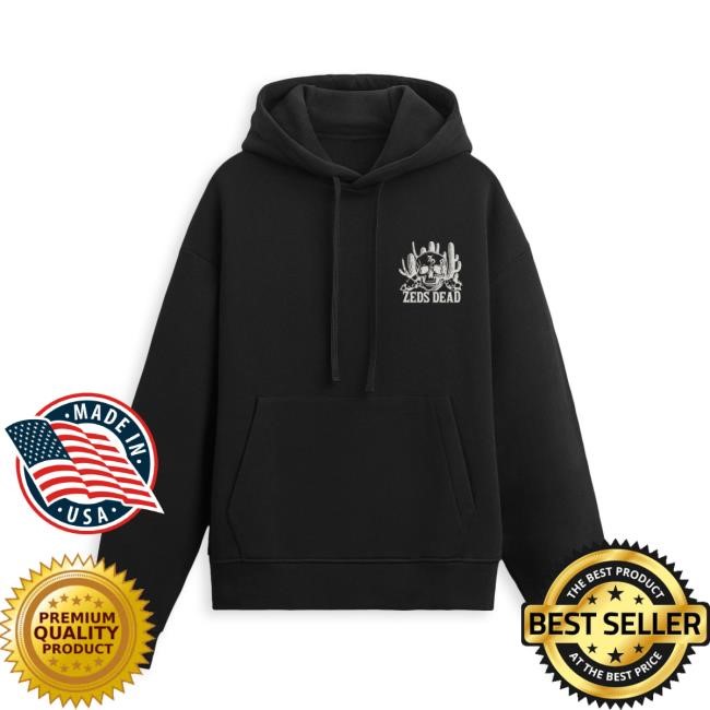 Zeds Dead - Dry Hands - Black- Long Sleeve Hoodie Zeds Dead Merch
